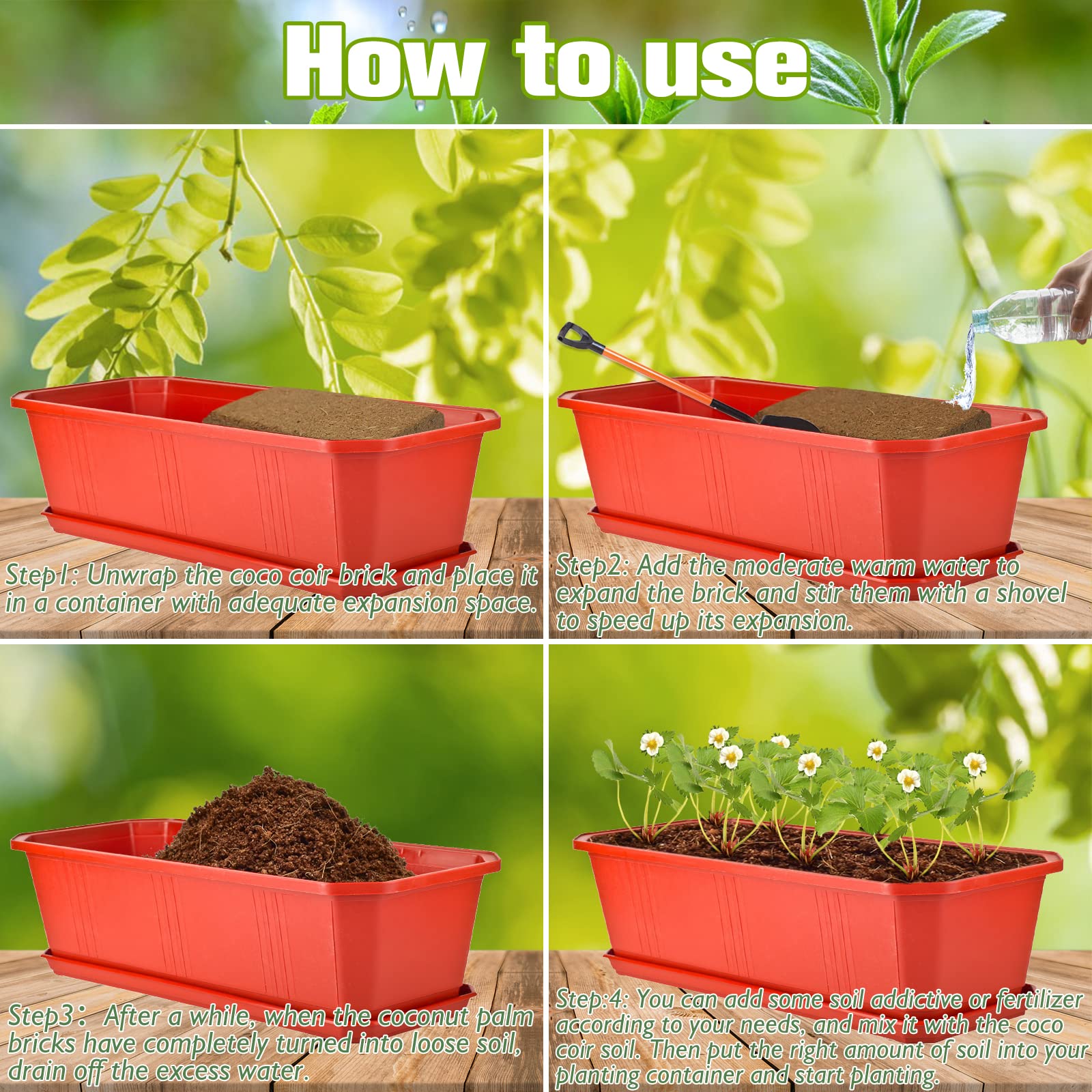 Halatool coco coir brick in greenhouse beds supports healthy growth.