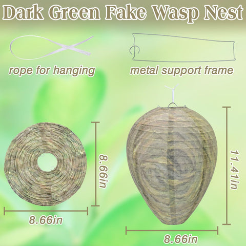 Halatool wasp nest unfolded to 22 cm diameter and 29 cm height