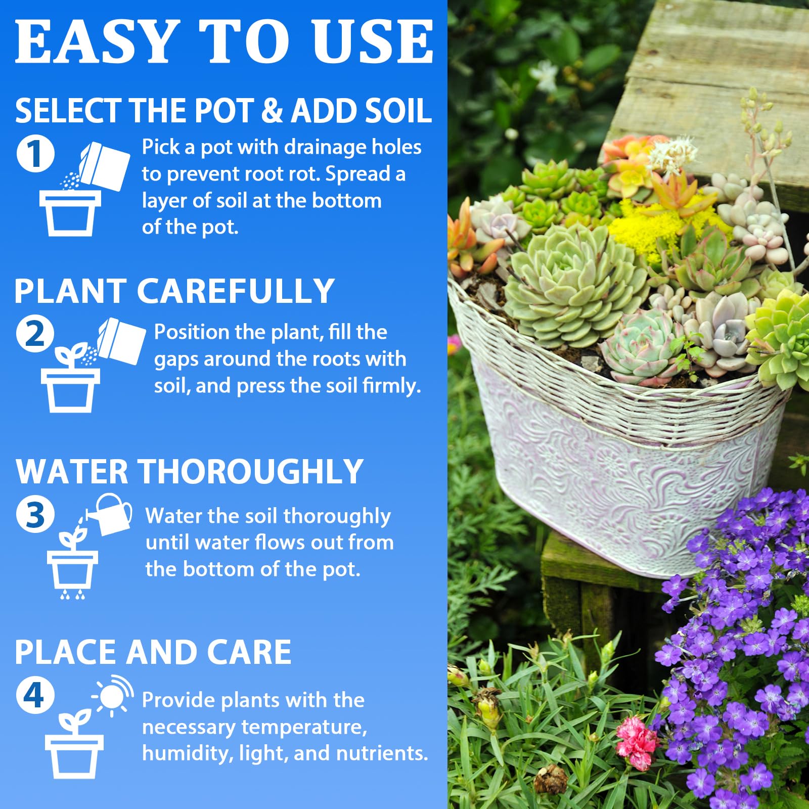 Halatool houseplants potting mix supports lush indoor foliage.