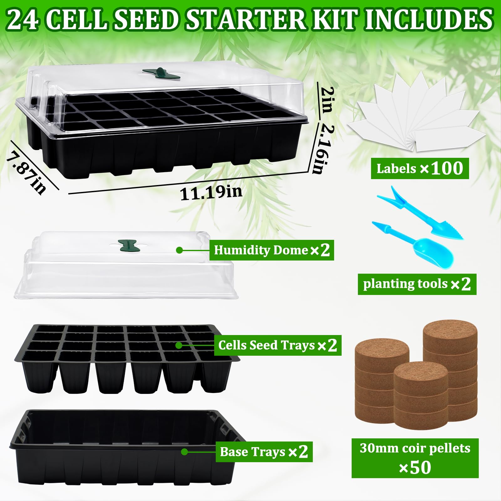 Halatool bowknot humidity valve regulates warmth and moisture for robust sprouts