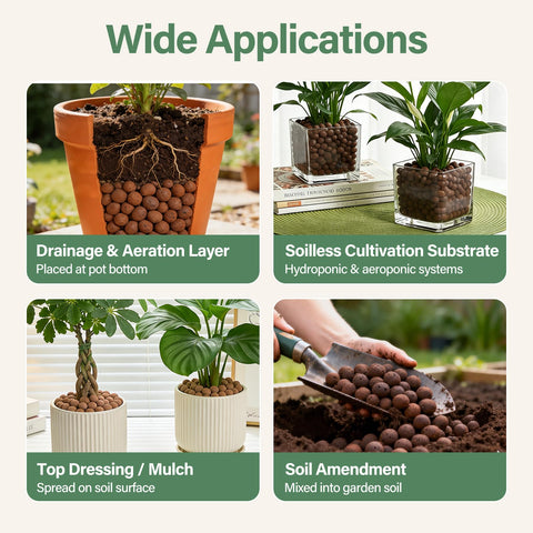 Halatool leca balls reusable after cleaning for eco-friendly setups