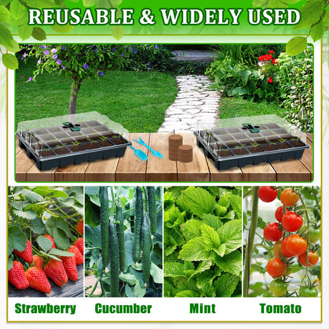 Halatool seed labels help you organize varieties during germination