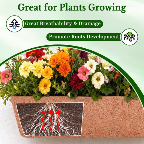 Halatool window box liner 4-pack stacked for multiple planters