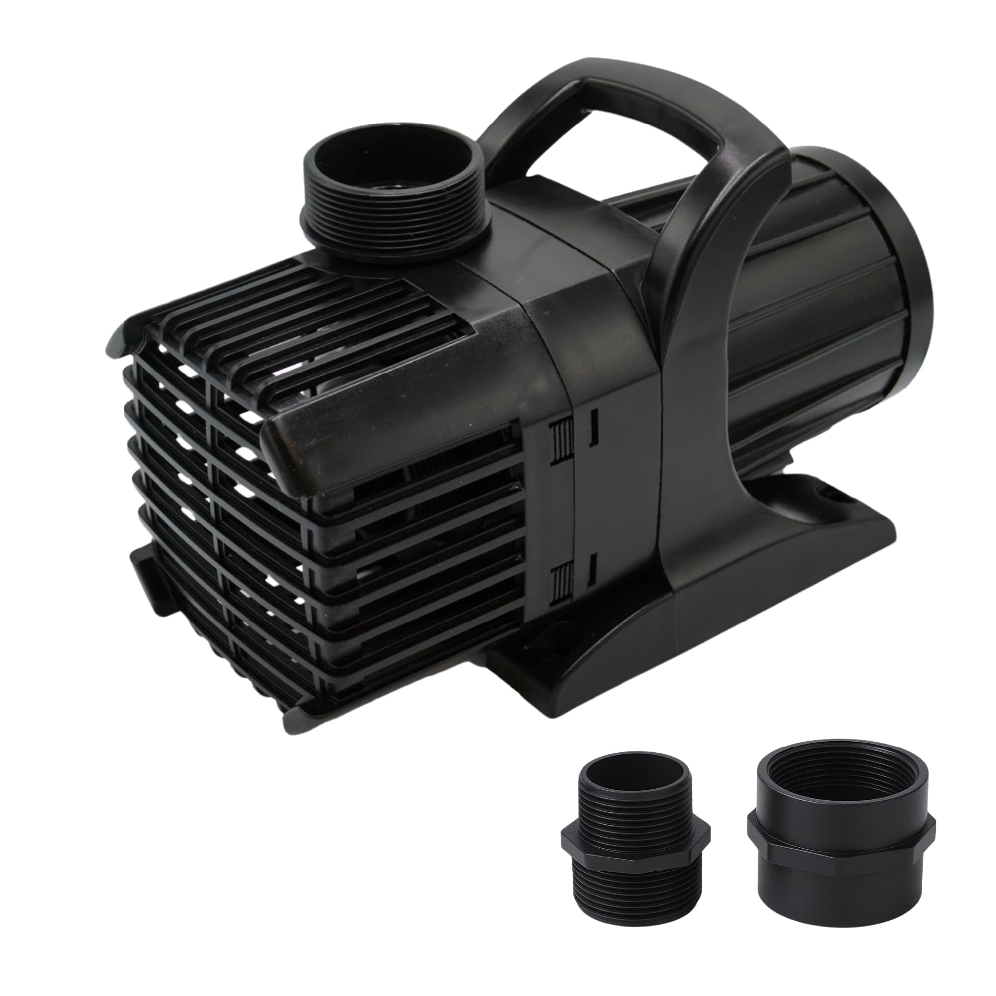 Half Off Ponds submersible pump in action delivering strong 4,000 GPH for koi ponds.