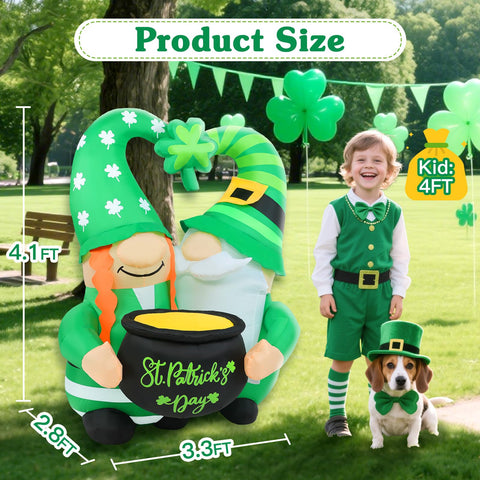 Halfjuly inflatable with LED lights glowing at night for outdoor celebrations