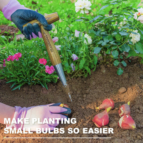 Ideal for quick seeding, bulb planting, and seedling transplants in the garden.