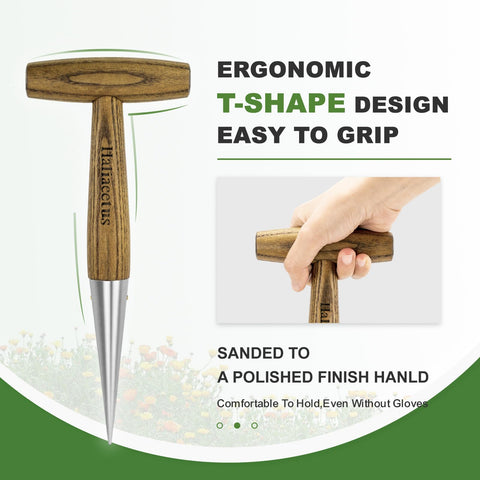 Smooth, splinter-free finish reduces friction and hand fatigue over long gardening sessions.