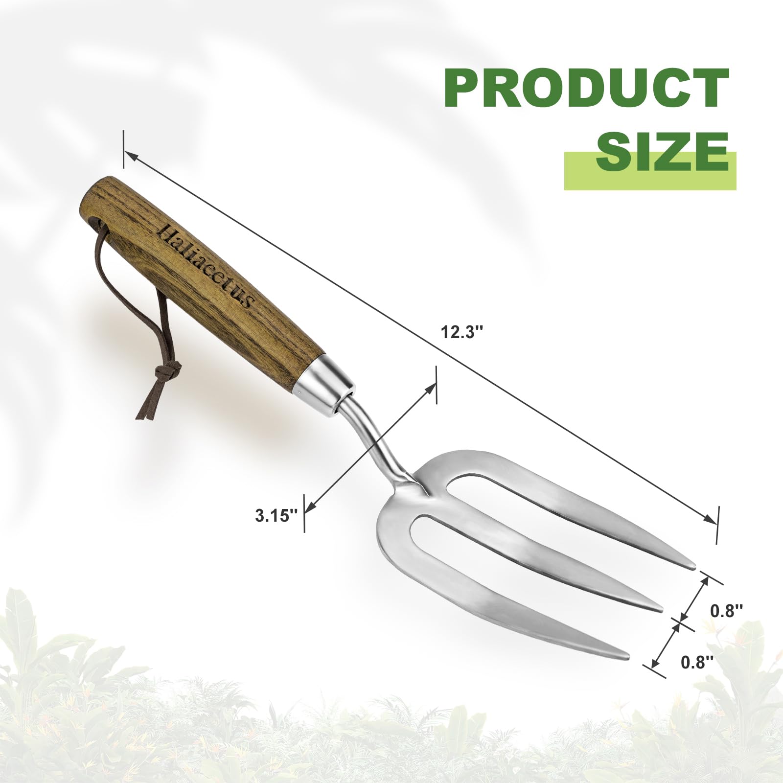 Haliaeetus is ideal for compost turning and soil preparation tasks.