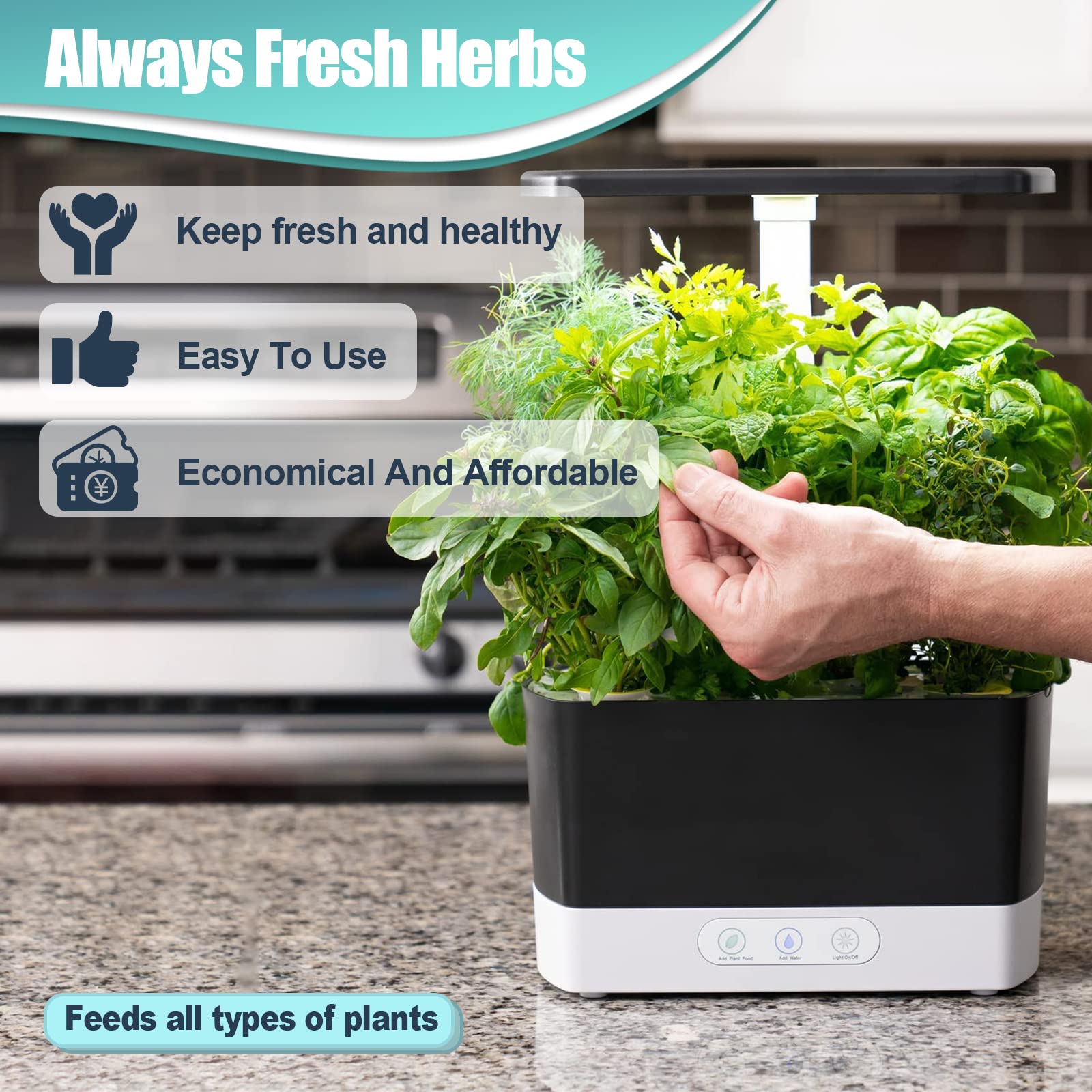 Haligo hydroponics supplies kit for all-in-one growing setup.
