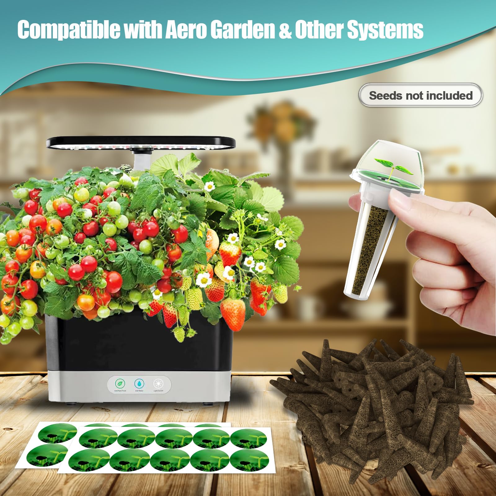 Haligo seed pod kit baskets shown for easy plant support and neat root development.