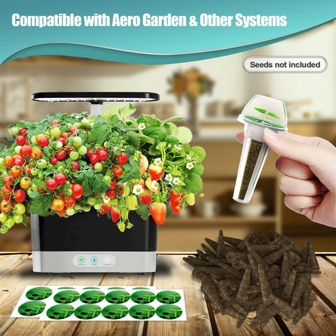 Haligo seed pod kit baskets shown for easy plant support and neat root development.