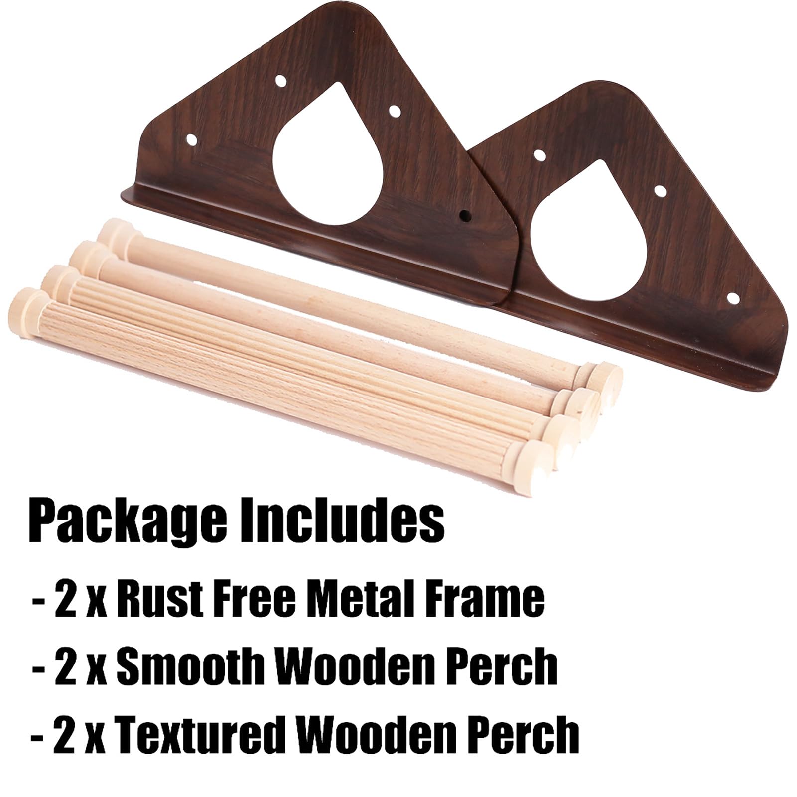Halinfer two metal frames enable durable, tool-free installation in minutes.