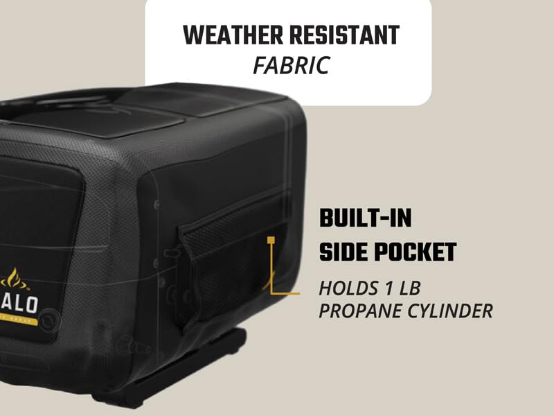 HALO Versa 16 cover fabric detail with hex-thread polyester for strength.