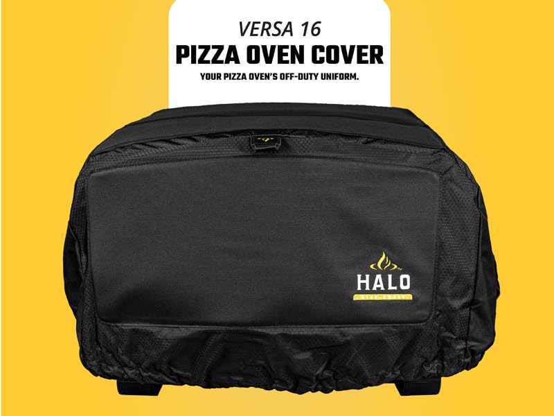 HALO Versa 16 cover gas-pocket design for practical outdoor grilling.