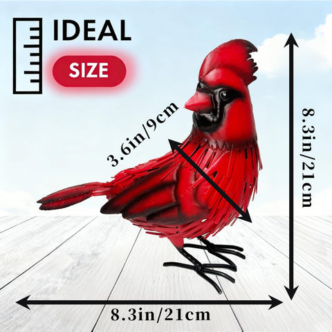 Halobirdsir red cardinal Christmas decoration for festive yard display