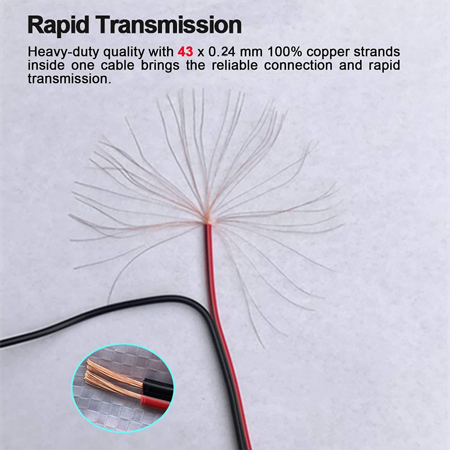 Halokny fire-resistant cigarette lighter plug cable for safe connections