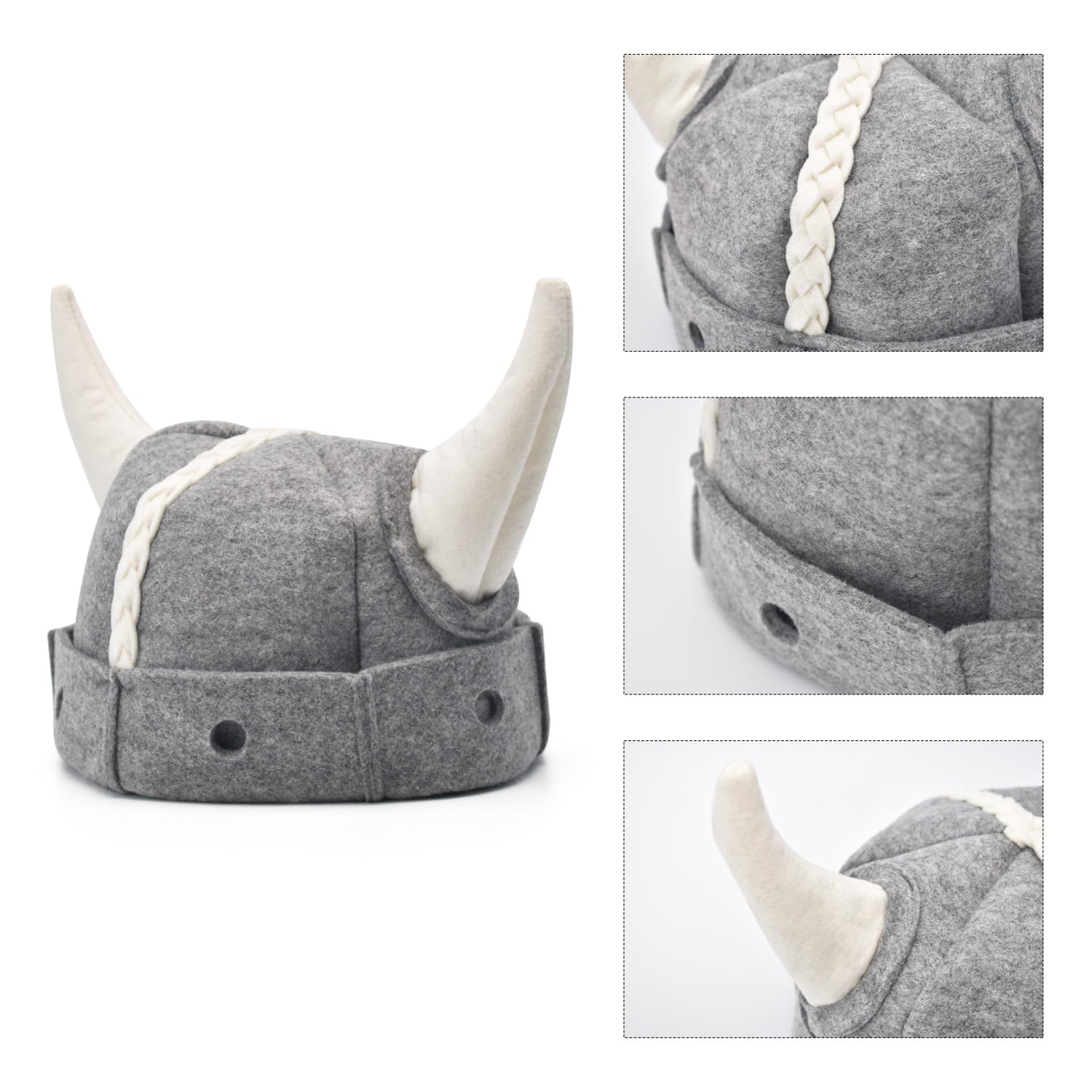 Halsa Sauna Hat one size fits most demonstrated with flexible fit.