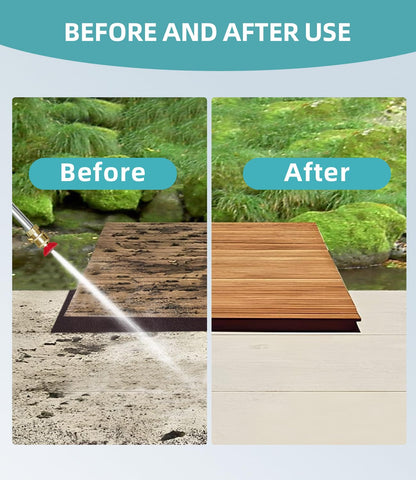 Hamirah car-washing-garden-cleaning shows all-in-one cleaning versatility.