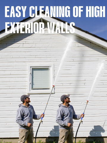 Five nozzle tips for moss, patios, cars, plants, and wide-area rinsing.