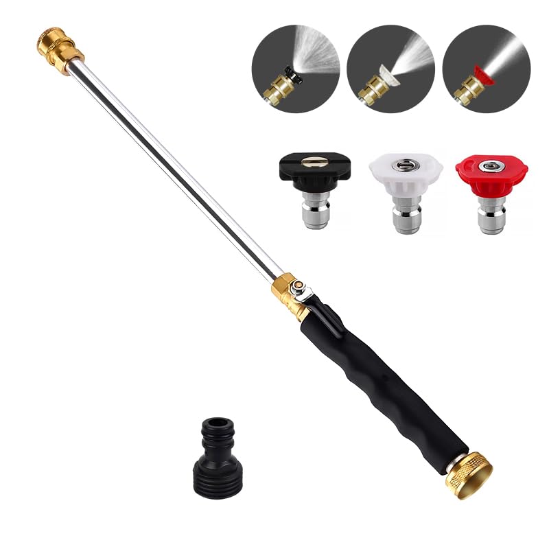 Hamirah jet-nozzle-power-washer-wand for powerful cleaning on cars and patios.