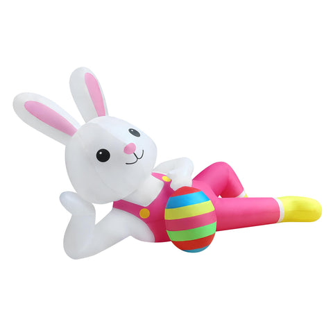 Hamito built-in fan inflatable bunny ensures quick inflation and steady air flow.
