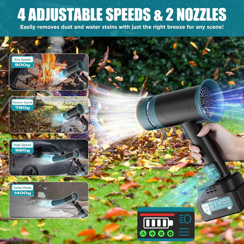 Hamos Turbo Dryer Blower short nozzle reaches tight corners.