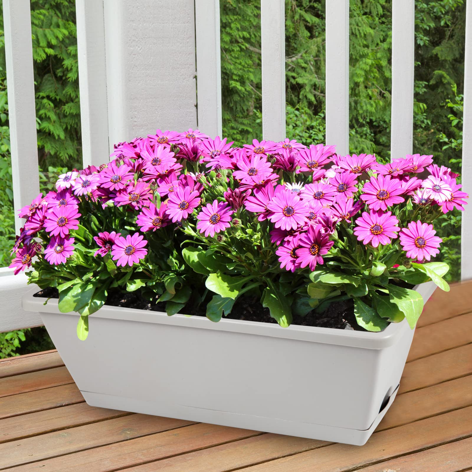Hananojia versatile indoor-outdoor planter suitable for various spaces