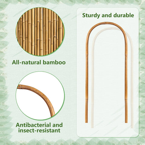 Hanaruer 20-pack trellis set makes garden organization easier