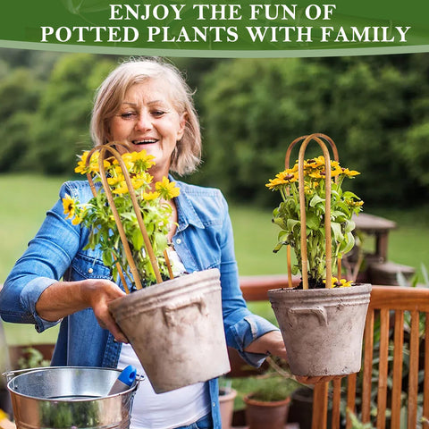 Hanaruer easy ground insertion enables quick setup for various plants