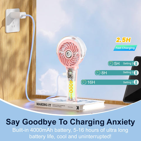 HandFan compact dimensions for easy handheld use