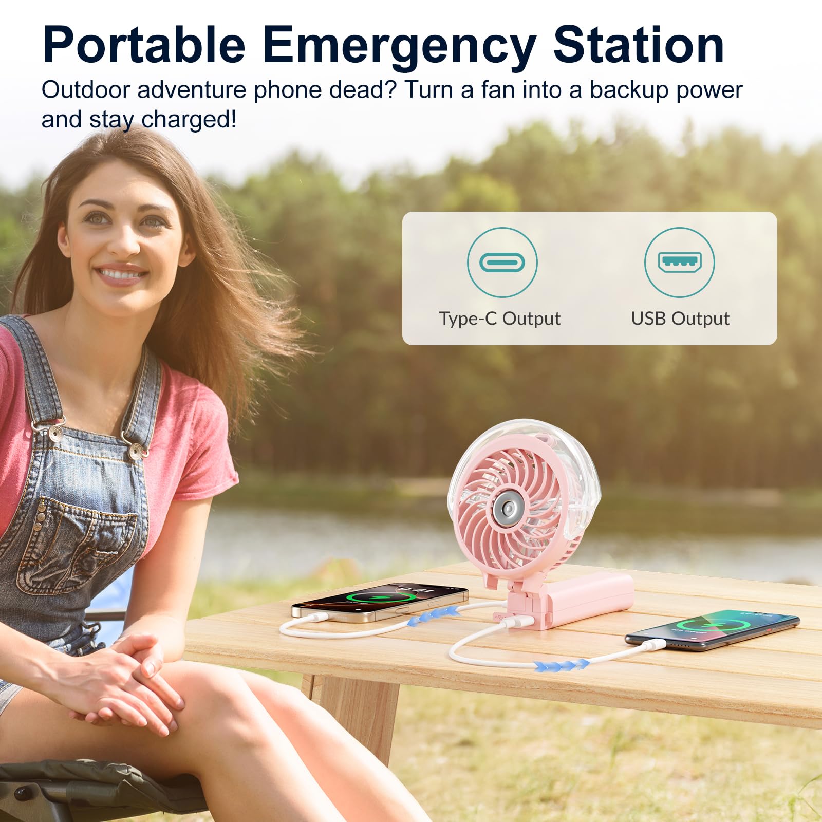 HandFan folded compact design for easy travel