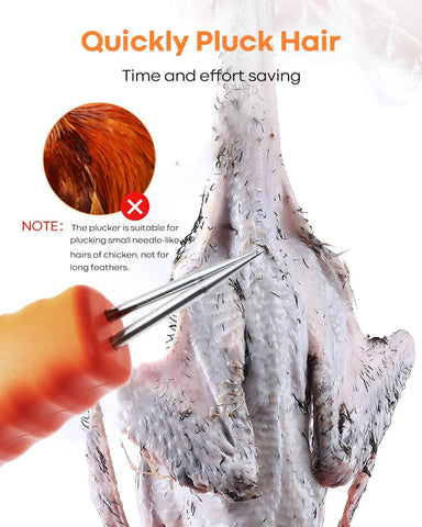Handheld Chicken Plucker ergonomic wave handle for comfortable grip