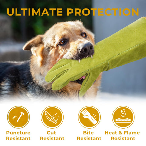 HANDLANDY gloves extra padding provide gentle protection during grooming and nail care