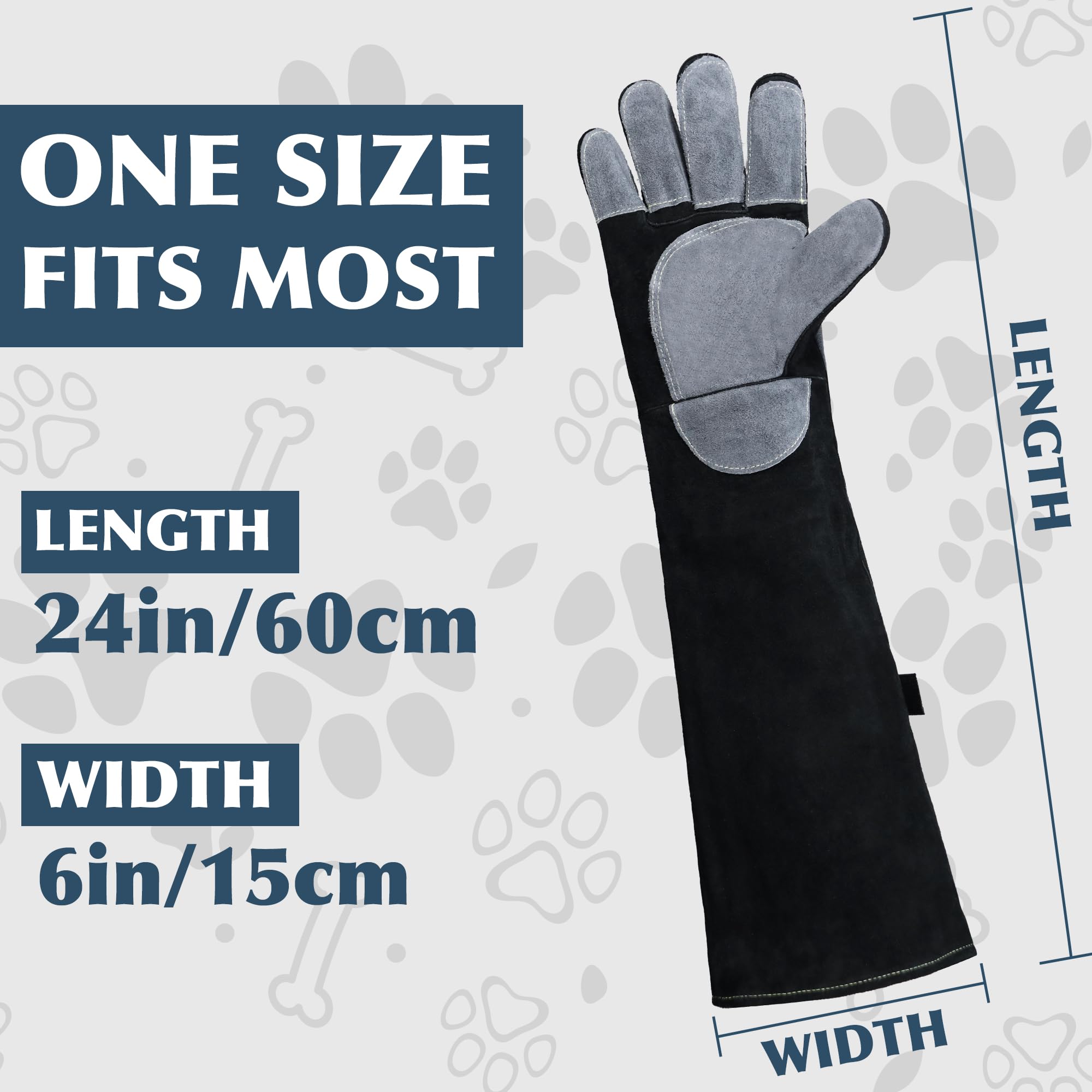 HANDLANDY durable gloves support safe handling of dogs, cats, and birds.