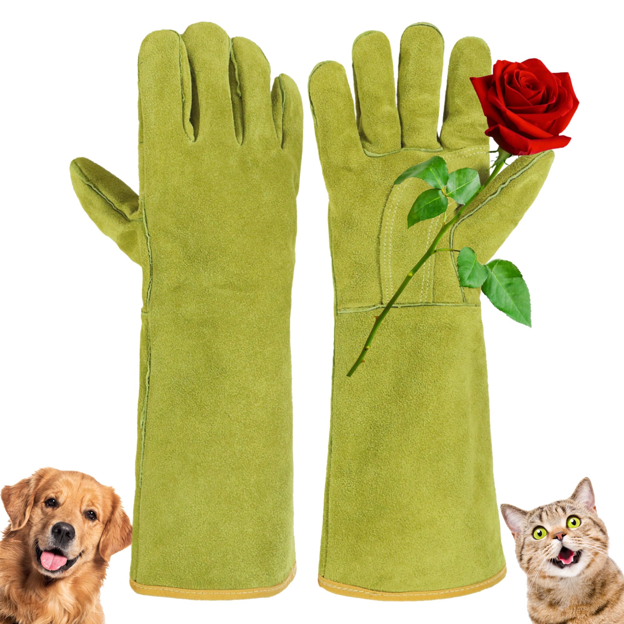 HANDLANDY Animal Handling Gloves with oversize design protect hands while handling pets