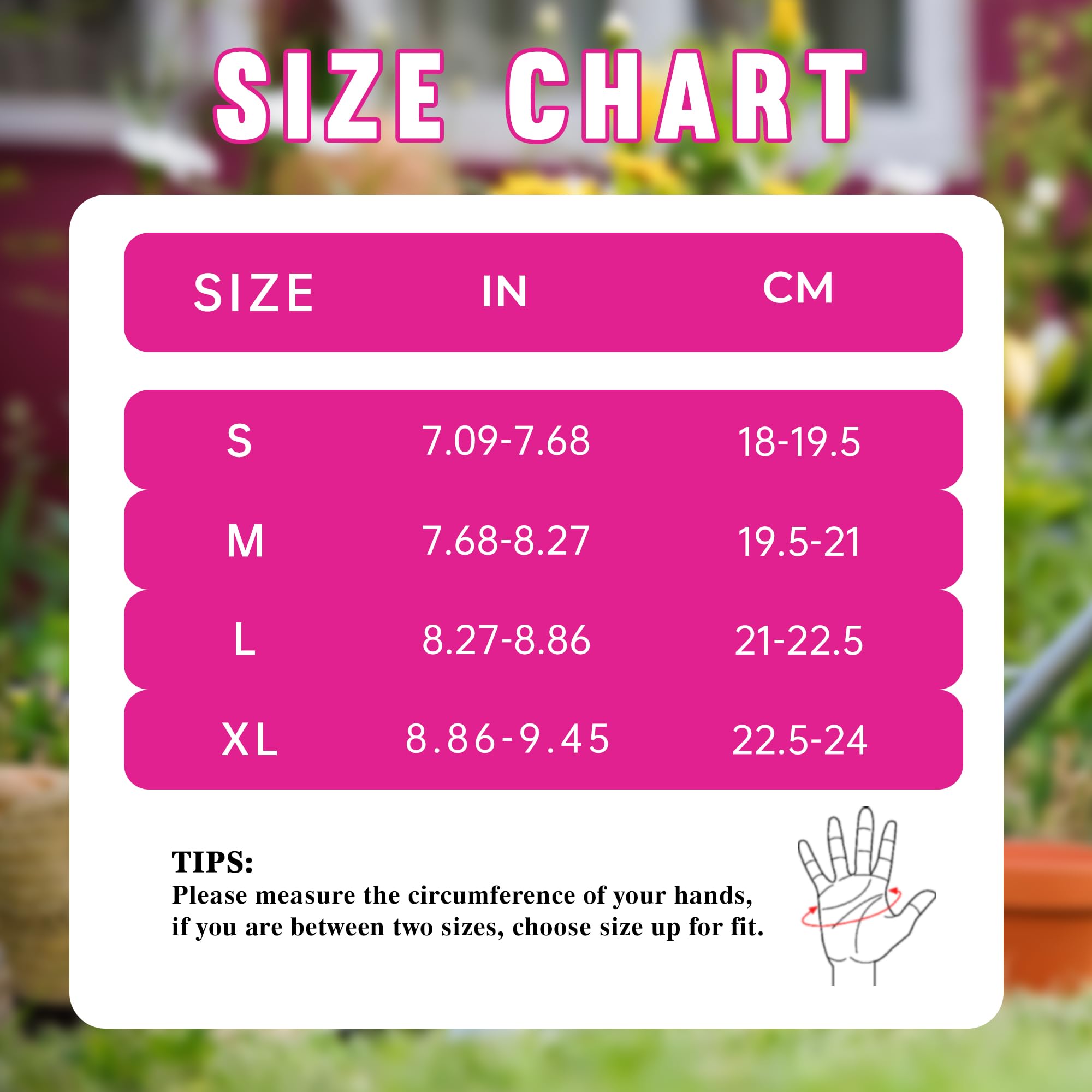 HANDLANDY heavy-duty garden gloves ideal for holly berries and cacti care