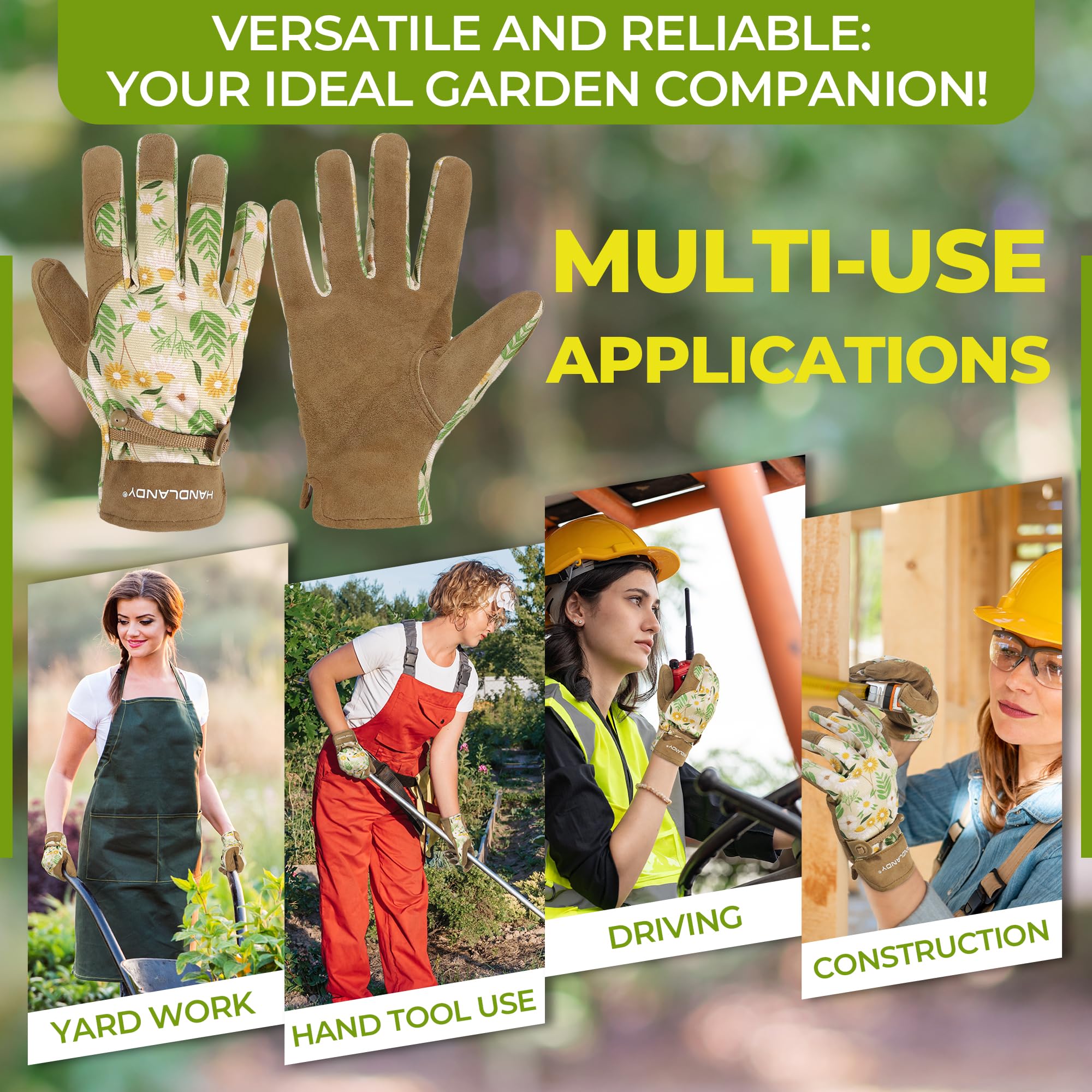 HANDLANDY flexible-dexterity design supports precise garden tasks.