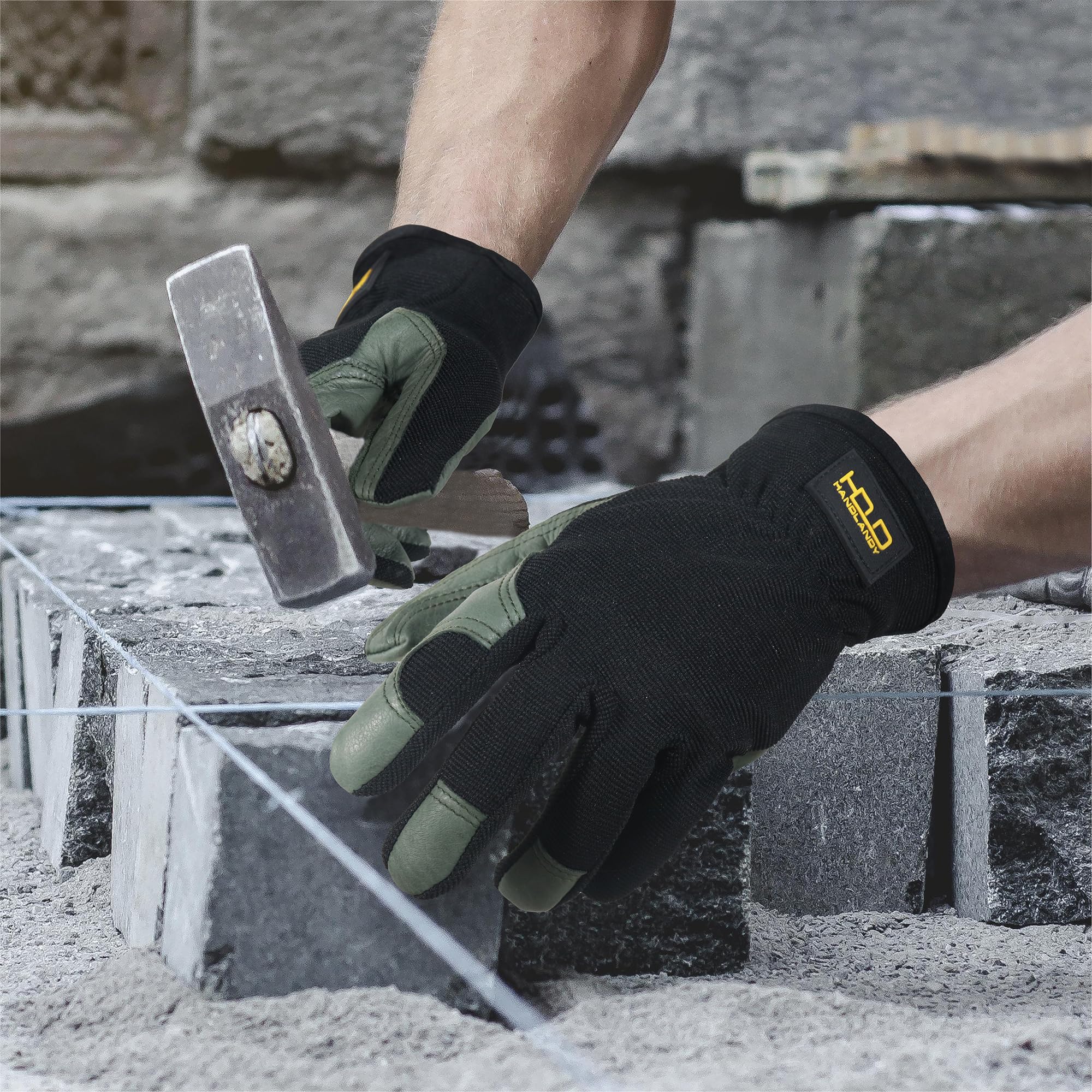 Handlandy gloves feature reinforced fingernail patches for added protection