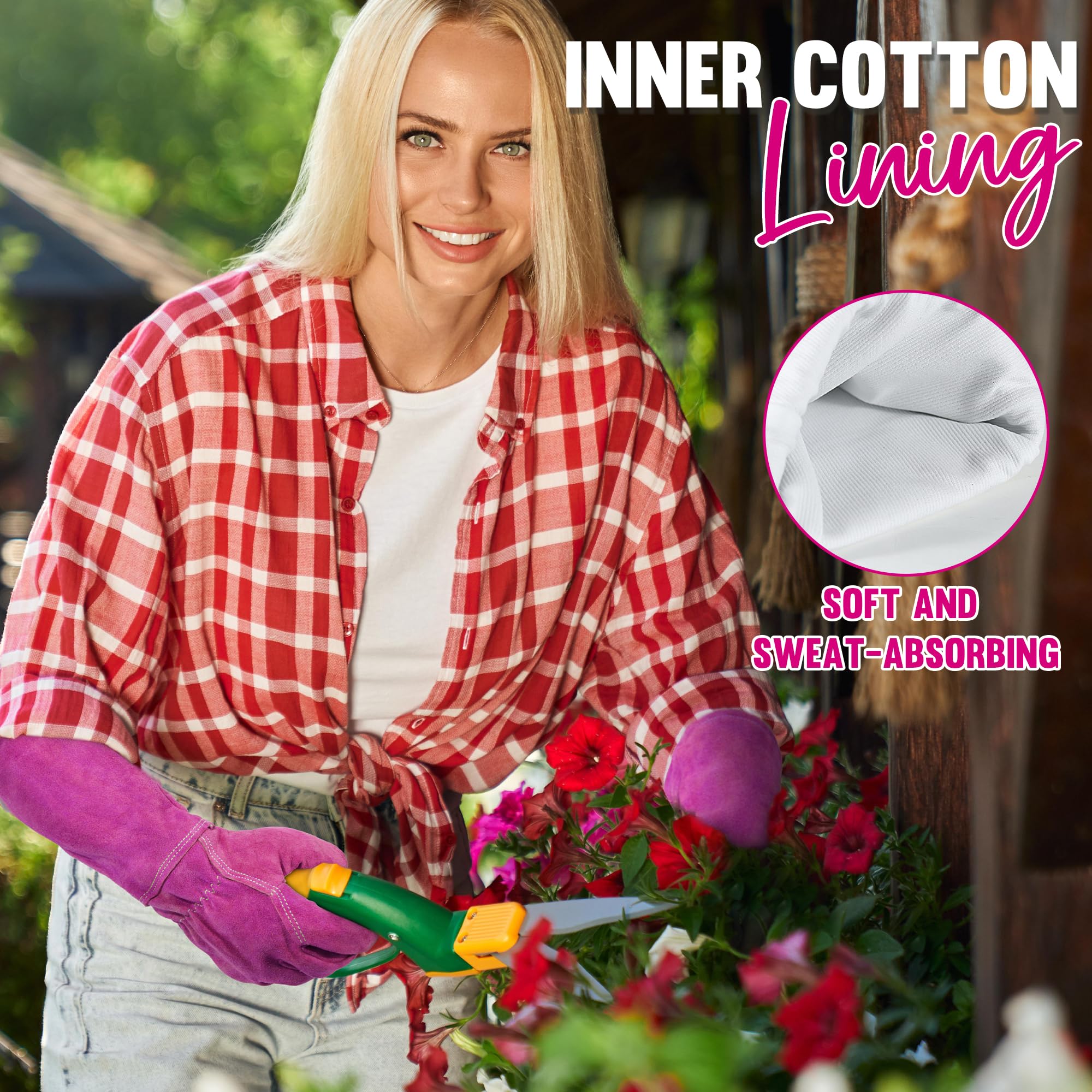 HANDLANDY inner cotton lining keeps hands comfortable and dry