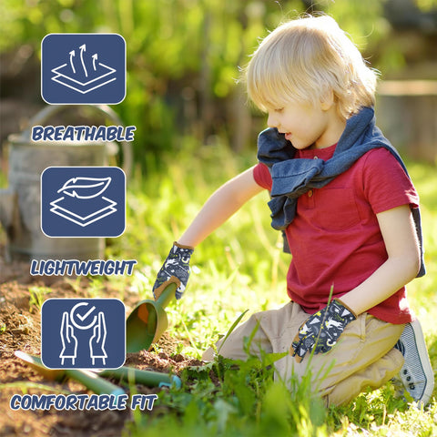 HANDLANDY gloves feature reinforced stitching for enhanced durability during active tasks.