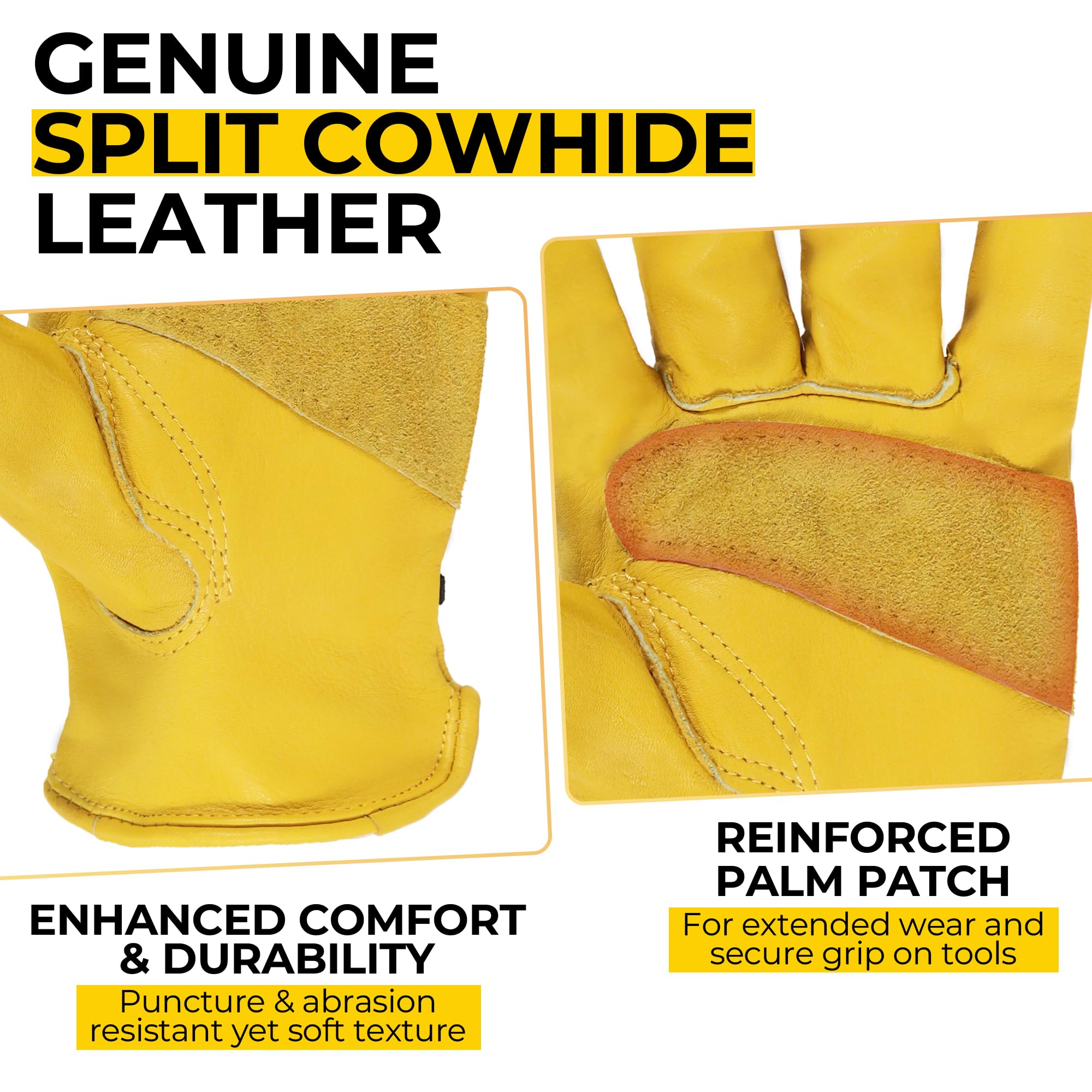 HANDLANDY gloves with adjustable wrist for a secure fit during tasks.