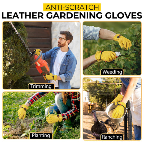 HANDLANDY breathable unlined gloves keep hands cool on long projects.