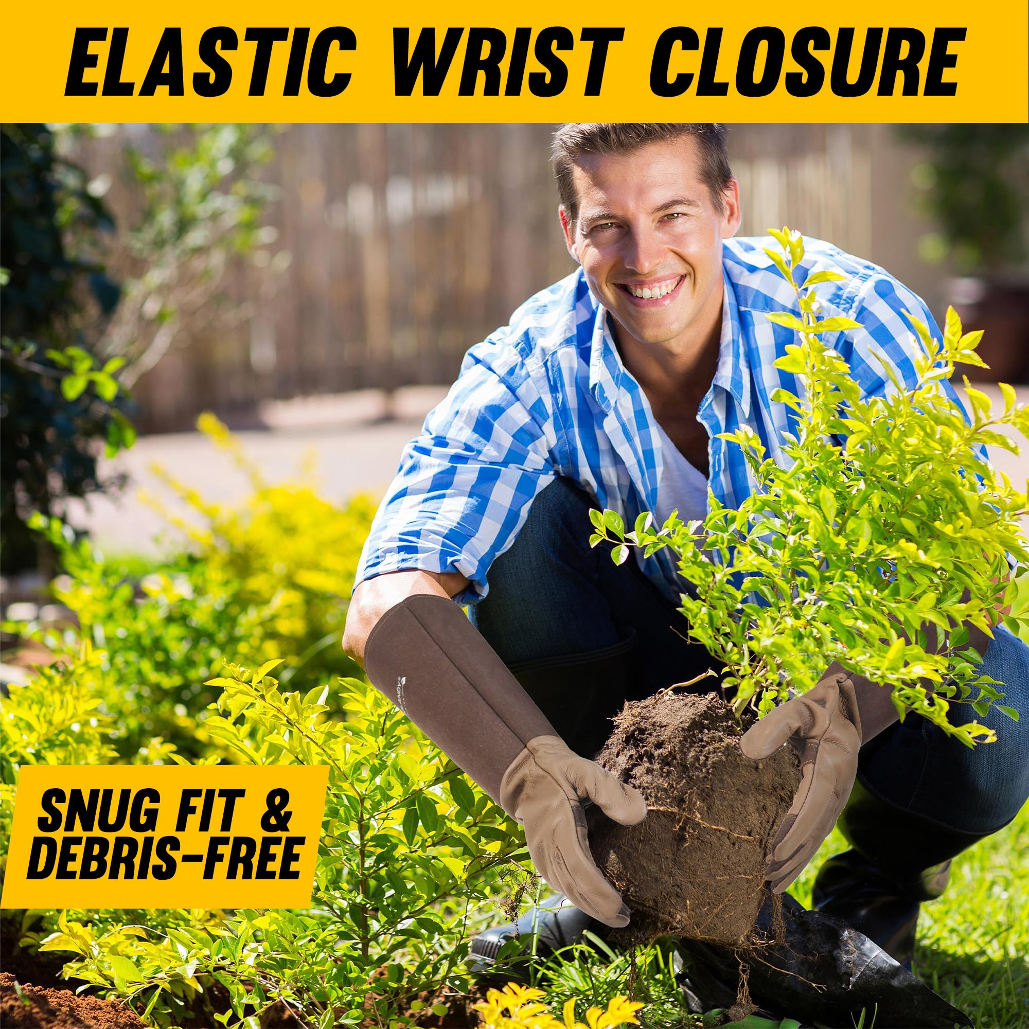 HANDLANDY soft puncture-resistant gloves protect hands against brambles