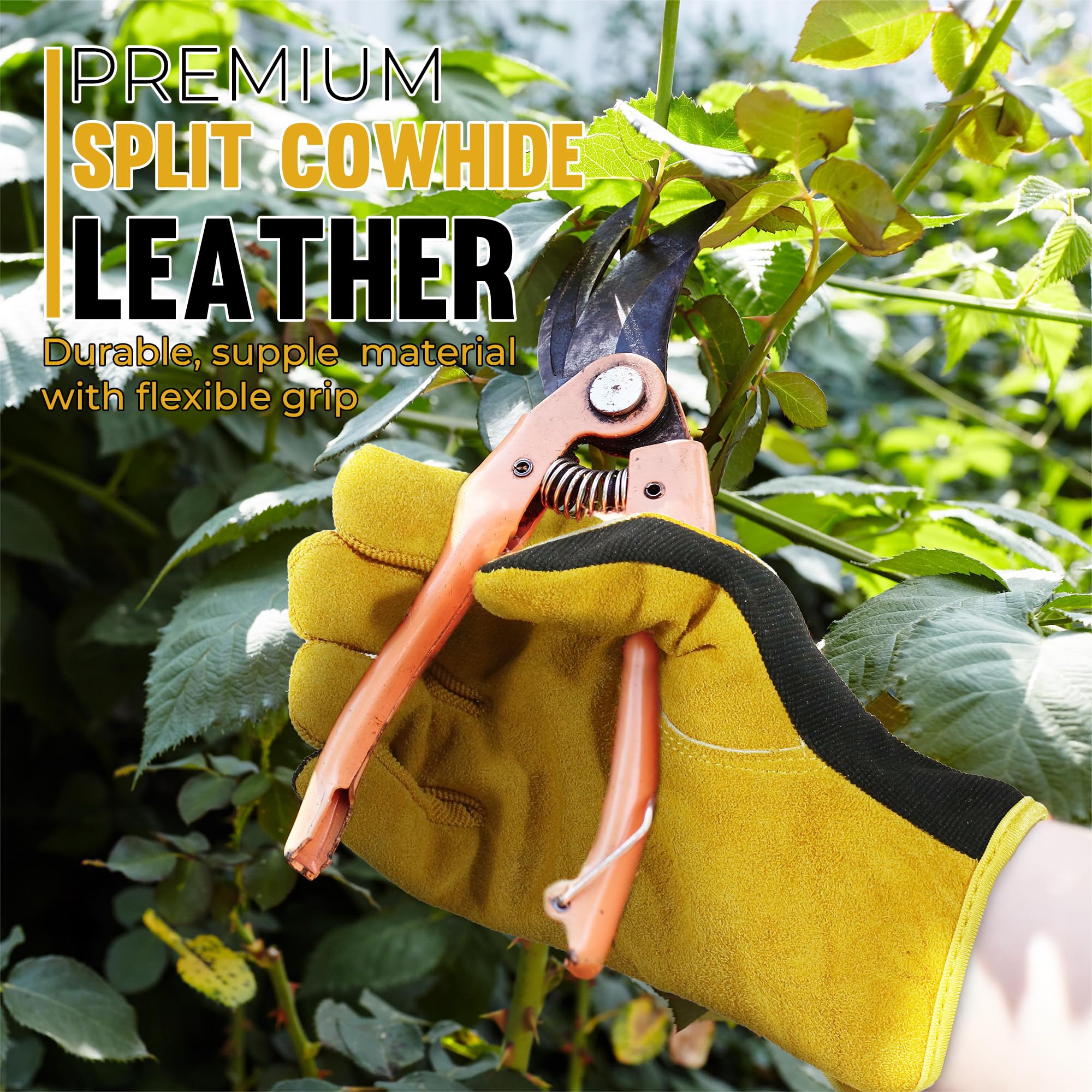 HANDLANDY gloves with breathable spandex back keep hands cool on the job.