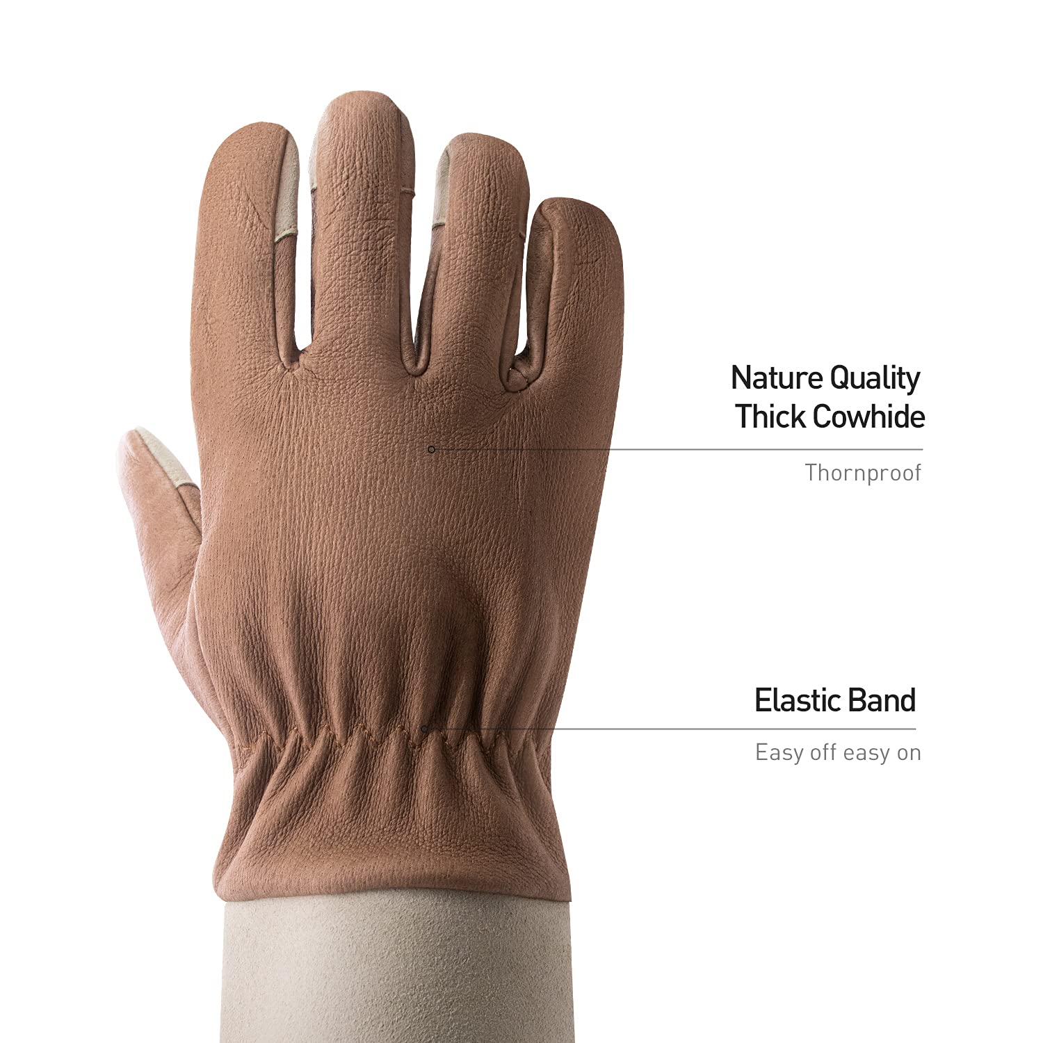 Handlandy gloves with soft tops allow precise, flexible finger movement