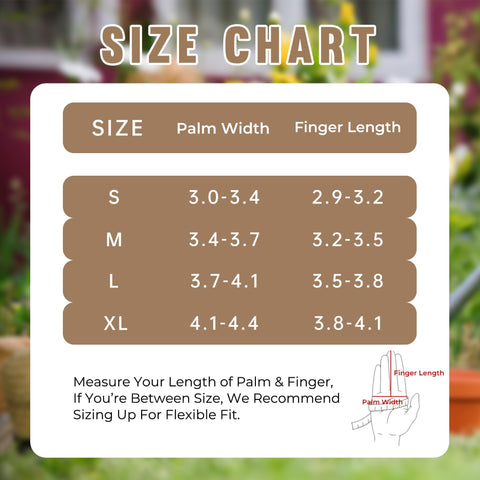 HANDLANDY unisex garden gloves with pigskin leather for everyday gardening.
