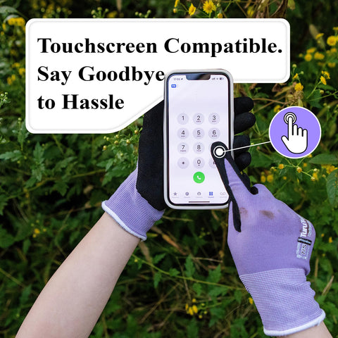 HandLove elastic wrist cuff helps keep dirt out and fits securely