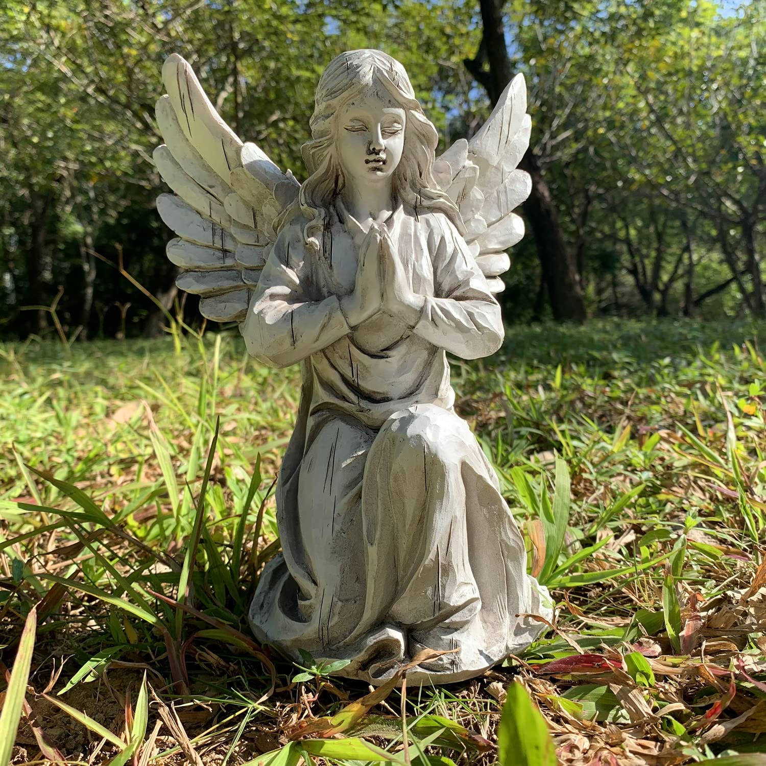 Handsider angel garden decor for lawn display and tranquil ambiance.