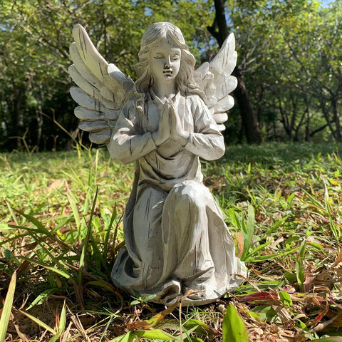 Handsider angel garden decor for lawn display and tranquil ambiance.