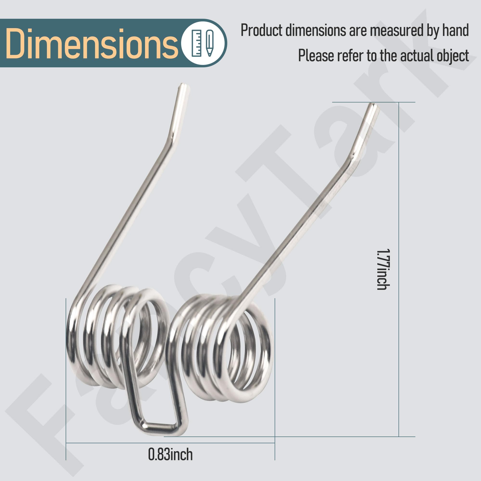 HandyTek dethatcher tines assembly guide showing quick replacement process